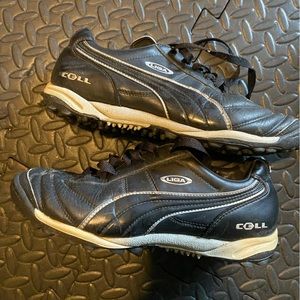 Puma brand Liga Cell indoor soccer cleats. Men size 6.5